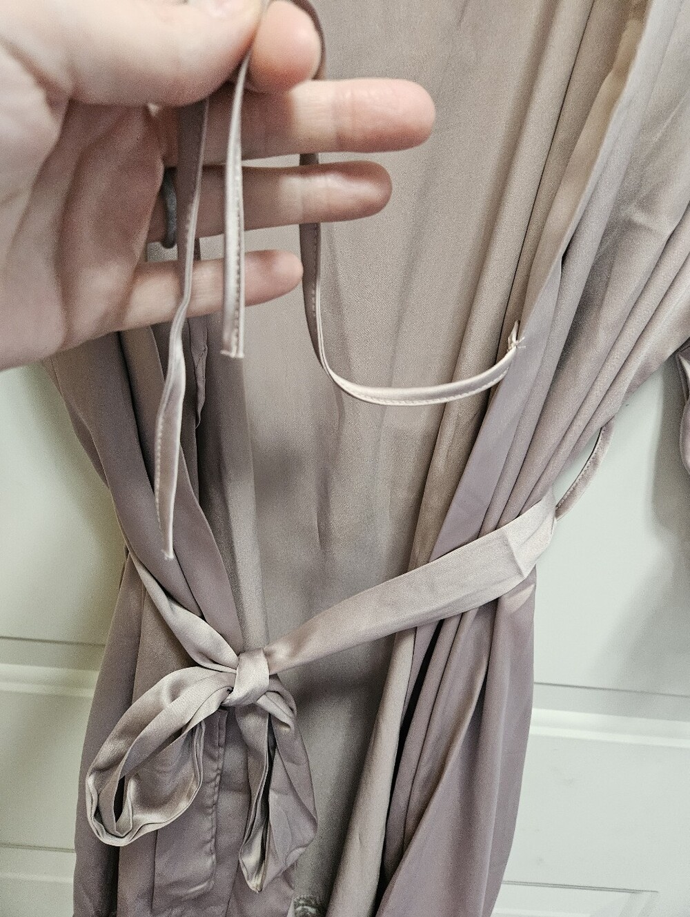 Satin Kimono Robe - Picture 6 of 6